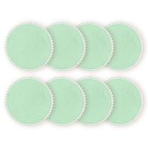 Kit 8 Un Jogo Americano Renda Verde Claro 45Cm Rafimex