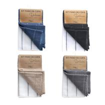 Kit 8 Un Panos de Copa Sortidos 40x48cm - Jolitex Deluxe