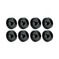 Kit 8 un roda 412 pol ipropileno 4 pol 80kg p/ rodízio