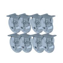 Kit 8 un roda rodízio fixo gel 1,3/8 polegada 40mm móveis