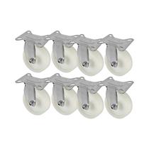 Kit 8 un roda rodízio fixo nylon 3 polegada 75mm frigorifico Kit 8 un roda rodízio fixo nylon 3 polegada 75mm frigorifico