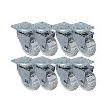Kit 8 un roda rodízio giratório gel 2 polegadas 50mm móveis Kit 8 un roda rodízio giratório gel 2 polegadas 50mm móveis