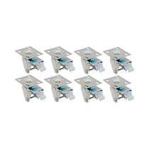 Kit 8 un suporte garfo giratório freio 6 pol p/rodízio