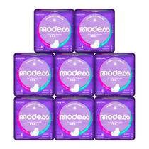 Kit 8 und Absorvente Modess Suave Com Abas c/ 8 un