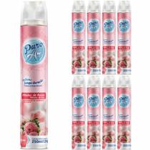 kit 8 Und Odorizador Ambientes Pétalas De Rosas Puro Ar 250ml