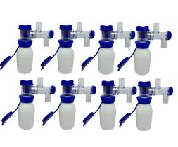 Kit 8 Uni. Tomador Coletor Amostra De Leite Ordenhadeira