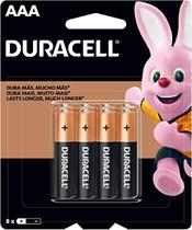 Kit 8 Unidades De Pilha Alcalina AAA Palito - Duracell