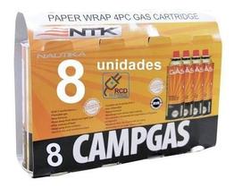 Kit 8 Unidades De Refil Campgás Original Nautika - Ntk