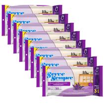 Kit 8 unidades Lenços Umedecidos de Limpeza Limpa Móveis