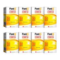 Kit 8 Unidades Vitamina D Font D 2.000UI c/ 30 cápsulas