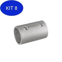 Kit 8 Unidut Reto Para Eletroduto De 1'' Em Alumínio Tramontina