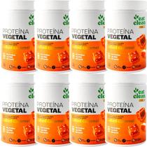 Kit 8 Vegan Protein Salted Caramel Eat Clean 600g - Proteína Vegana