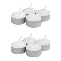 Kit 8 Vela Rechaud Com Potinho Lamparina 5 Horas Pequena Kit 8 Vela Rechaud Com Potinho Lamparina 5 Horas Pequena