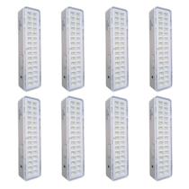 Kit 8 x Luminaria 30 leds 12V 24V pra sistema solar luz Kit 8 x Luminaria 30 leds 12V 24V pra sistema solar luz