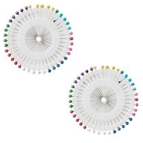 Kit 80 Alfinetes Coloridos Crochê Decoração