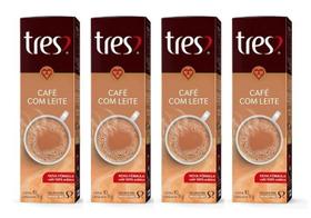 Kit 80 Capsulas Café Com Leite Tres Corações