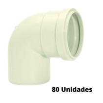 Kit 80 Joelhos Esgoto Série Reforçada 90 100mm Amanco Kit 80 Joelhos Esgoto Série Reforçada 90 100mm Amanco