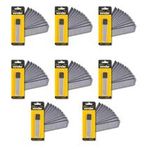 Kit 80 Lâminas Estilete 18mm 7 Divisões - Vonder