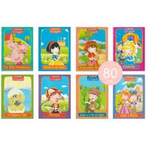 Kit 80 Livrinhos Contos Eternos Lembrancinha Sacolinha de Aniversário Festa Escola Ciranda Cultural Kit 80 Livrinhos Contos Eternos Lembrancinha Sacolinha de Aniversário Festa Escola Ciranda Cultural