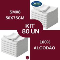 Kit 80 panos de prato para pintura SM08 liso branco Santa Margarida 50 cm x 75 cm Kit 80 panos de prato para pintura SM08 liso branco Santa Margarida 50 cm x 75 cm