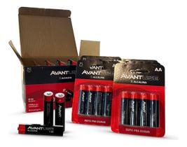 kit 80 Pilhas Alcalina Pequena AA 1.5v 2A Cod: 408020015-10 Avant Use kit 80 Pilhas Alcalina Pequena AA 1.5v 2A Cod: 408020015-10 Avant Use