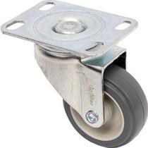 Kit 80 Rodizio Girat. Placa Roda 2pol. R210 Pvc 30kg P/ Roda