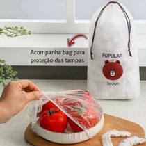 Kit 80 Tampa Sacos Para Alimentos Mulituso + 1 Saco Organizador Com Alça Kit 80 Tampa Sacos Para Alimentos Mulituso + 1 Saco Organizador Com Alça