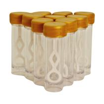 Kit 80 Und Tubete Bolha 9cm Acrílico Com A Tampa Colorida Kit 80 Und Tubete Bolha 9cm Acrílico Com A Tampa Colorida