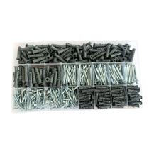Kit 800 Peças Parafusos Philips Buchas Anel 6 E 8 (200 Cada) Kit 800 Peças Parafusos Philips Buchas Anel 6 E 8 (200 Cada)