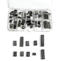 Kit 85 Chips Circuito Integrado Ne555 Lm324 Lm393 Ua741 Uln2