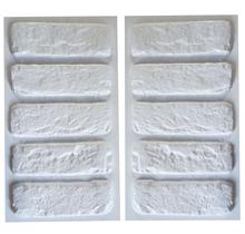 KIT 8Formas Tijolinho demolição placas de gesso 3d decorativ