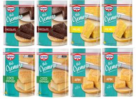 Kit 8un Bolo Cremoso c/ sabor mesclado - Dr. Oetker