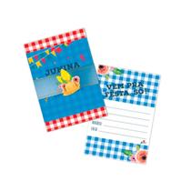 Kit 8Un Convites Cartão Pra Festa Junina Arraiá - Junco
