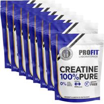 Kit 8x Creatina Pura Monohidratada Refil 250g - Profit