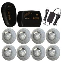 Kit 8x LED RGB 9W ABS Piscina + Comando Wifi Alexa Luxpool Kit 8x LED RGB 9W ABS Piscina + Comando Wifi Alexa Luxpool