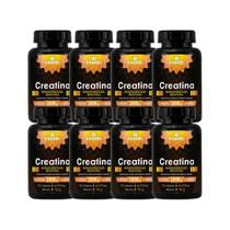 Kit 8x Suplemento Creatina 500mg 120 Cápsulas - CHAMEL