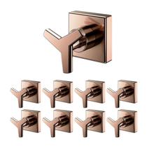 Kit 9 Acabamento Docol Base 1/2 A 1 Docol City Cobre Polido