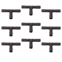 Kit 9 Adaptador T 1/2 Para Mangueira 1/2 Polegadas Conexão Tê