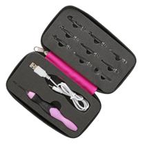 Kit 9 Agulhas Crochê C/ Luz Led Bateria Recarregável Estojo Kit 9 Agulhas Crochê C/ Luz Led Bateria Recarregável Estojo