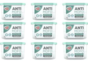 Kit 9 Anti Mofo Desumidificador Guarda Roupa Armários 180g