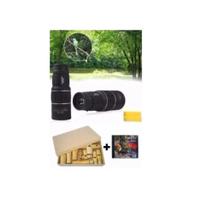 Kit 9 Apitos Observação Ave + Cd + Luneta Profissional Aves