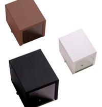Kit 9 Arandelas Efeito 2 Focos Parede Muro Externa Ar1210