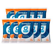 Kit 9 Barrilha Leve Elevador De Ph Mais Suall Para Piscinas Kit 9 Barrilha Leve Elevador De Ph Mais Suall Para Piscinas