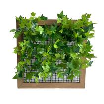 Kit 9 Buquês deplanta Artificial 35cm folhagem permanente para artesanato, painéis ou enfeites - DE692992