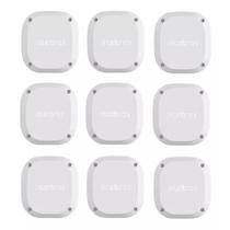 Kit 9 Caixa Plástica Proteção Ip66 Cftv Intelbras Vbox 1100e