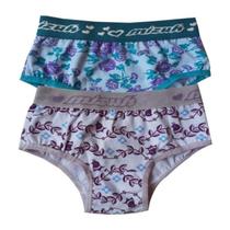 Kit 9 Calcinha Infantil Algodão Moda Íntima Sortida