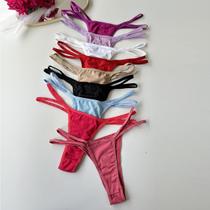 Kit 9 Calcinhas Fio Dental Lisa Dia A Dia Moda Intima Lingerie Revenda Kit 9 Calcinhas Fio Dental Lisa Dia A Dia Moda Intima Lingerie Revenda