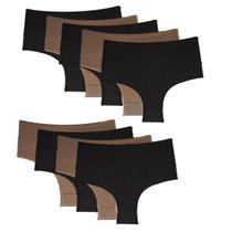 Kit 9 Calcinhas Segunda Pele Compressão Conforto Qualidade