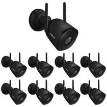 Kit 9 Câmeras Inteligente Wi-Fi, Zoom e Áudio Externa iM5 SC Black Intelbras