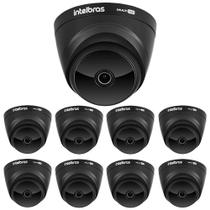Kit 9 Câmeras Multi HD 2 Megapixels 20m VHD 1220 D BLACK Intelbras